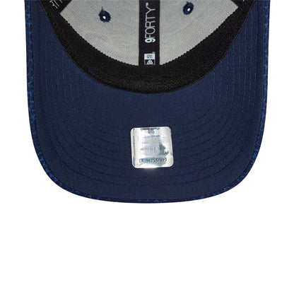 This is a Seattle Seahawks Youth NFL Sideline 2024 Dark Blue 9FORTY Stretch Snap Cap 5