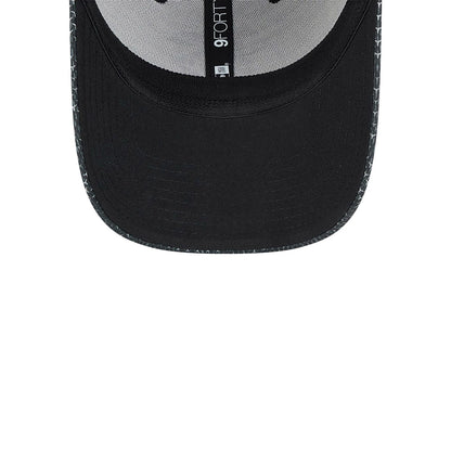 This is a Atlanta Falcons NFL Sideline 2024 Black 9FORTY Stretch Snap Cap 4