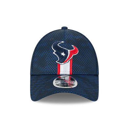 This is a Houston Texans NFL Sideline 2024 Navy 9FORTY Stretch Snap Cap 2