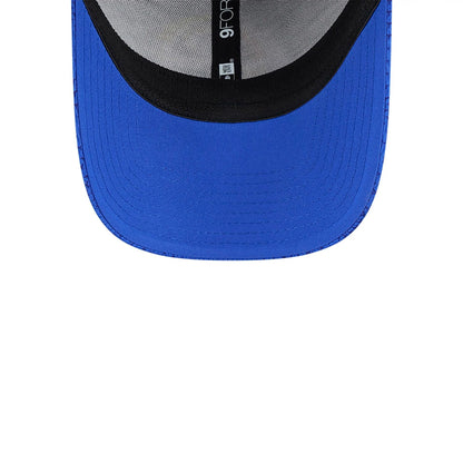 This is a LA Rams NFL Sideline 2024 Bright Blue 9FORTY Stretch Snap Cap 4