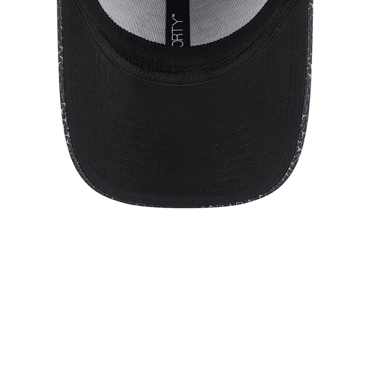 This is a New Orleans Saints NFL Sideline 2024 Black 9FORTY Stretch Snap Cap 4