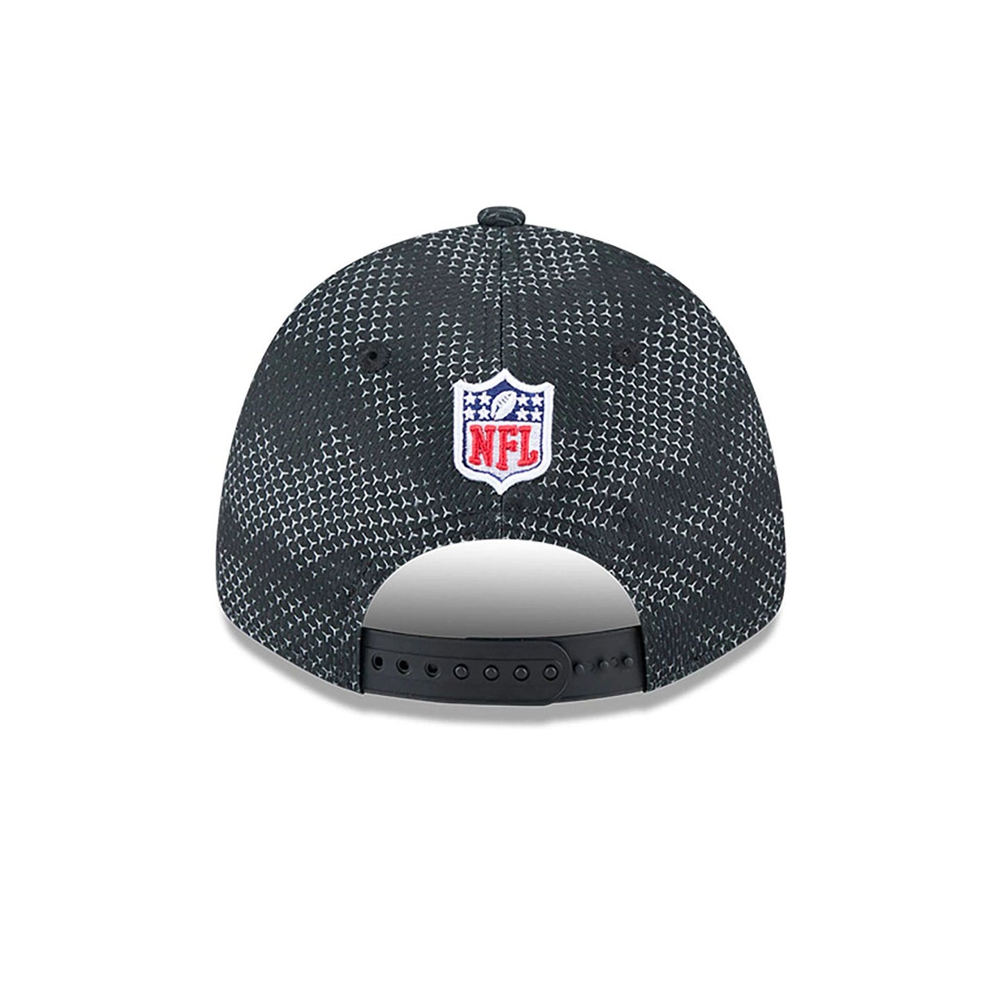 This is a NFL Official Logo NFL Sideline 2024 Black 9FORTY Stretch Snap Cap 5