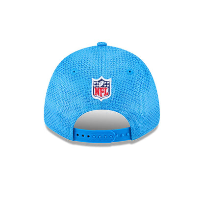 This is a LA Chargers NFL Sideline 2024 Blue 9FORTY Stretch Snap Cap 5