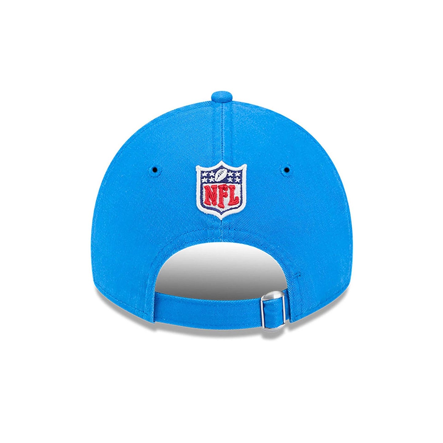 This is a Detroit Lions NFL Sideline 2024 Blue 9TWENTY Adjustable Cap 5