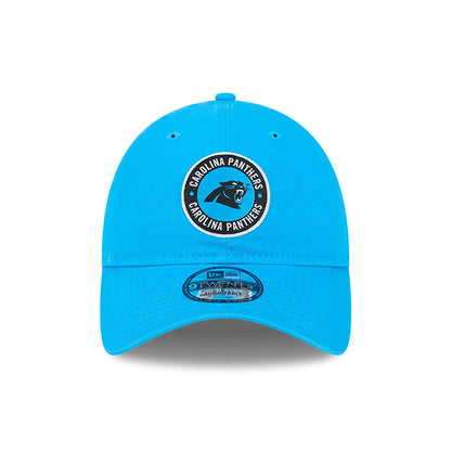 This is a Carolina Panthers NFL Sideline 2024 Blue 9TWENTY Adjustable Cap 2