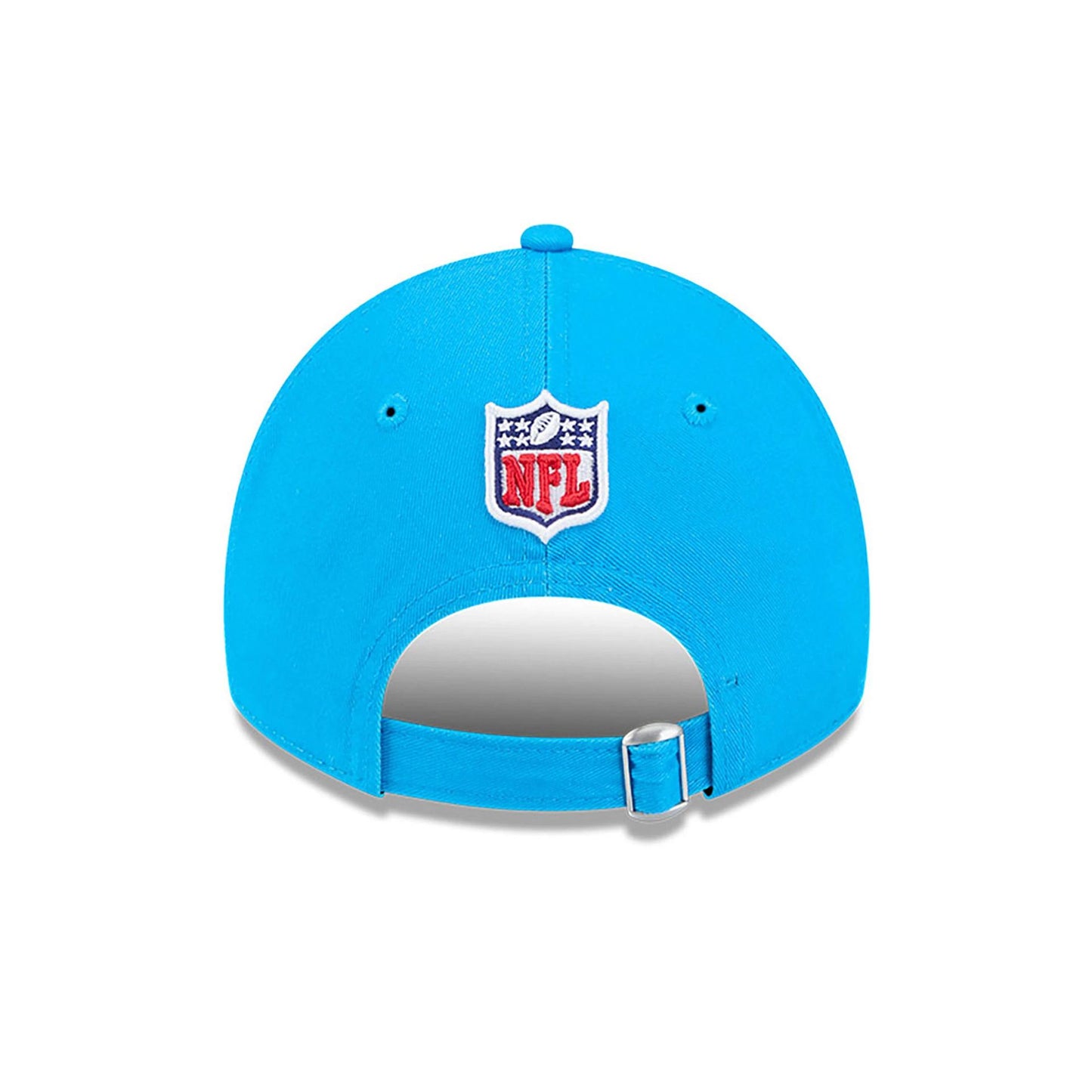 This is a Carolina Panthers NFL Sideline 2024 Blue 9TWENTY Adjustable Cap 5