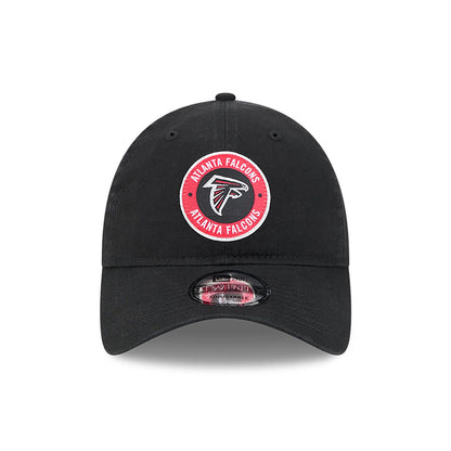 This is a Atlanta Falcons NFL Sideline 2024 Black 9TWENTY Adjustable Cap 2