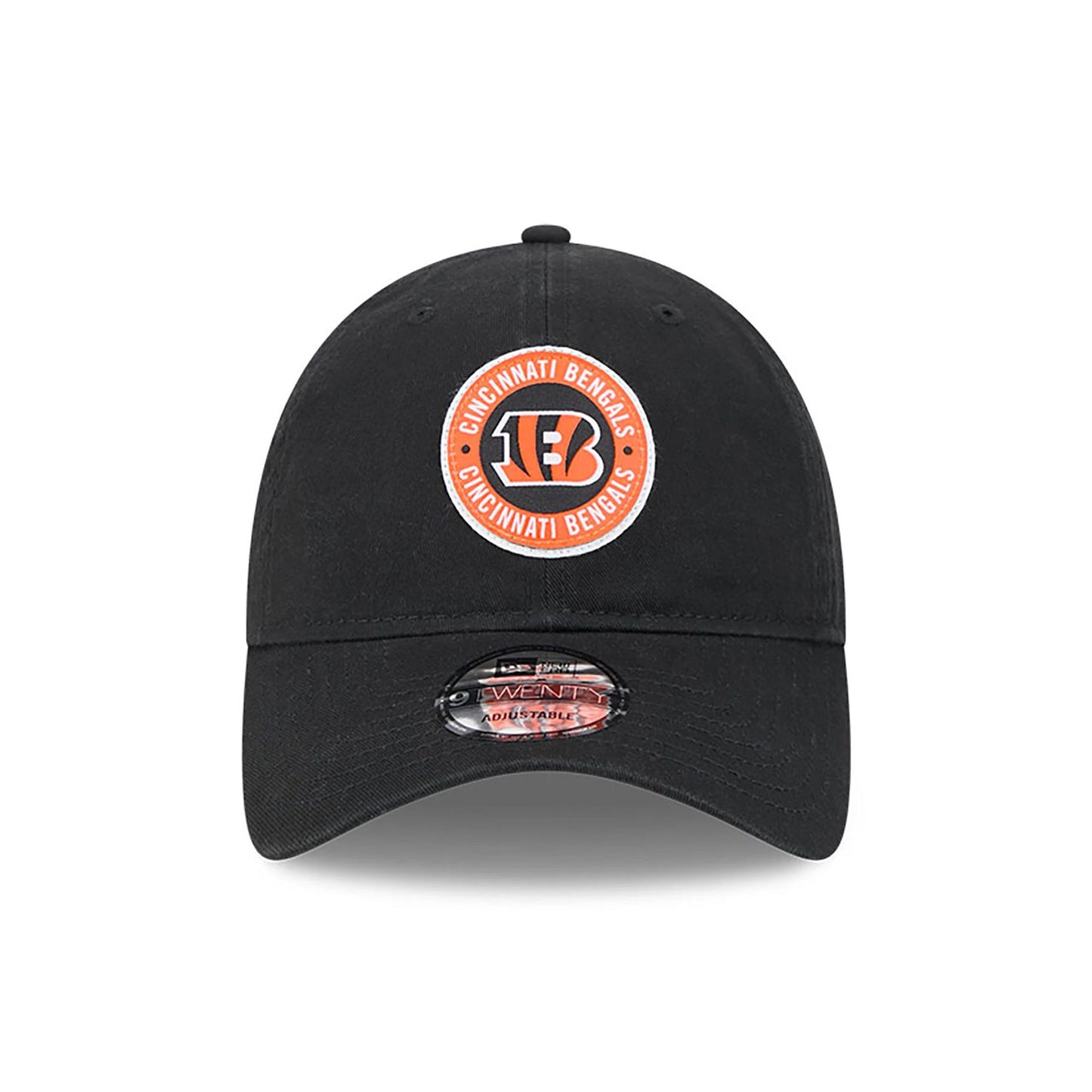 This is a Cincinnati Bengals NFL Sideline 2024 Black 9TWENTY Adjustable Cap 2