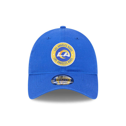 This is a LA Rams NFL Sideline 2024 Blue 9TWENTY Adjustable Cap 2