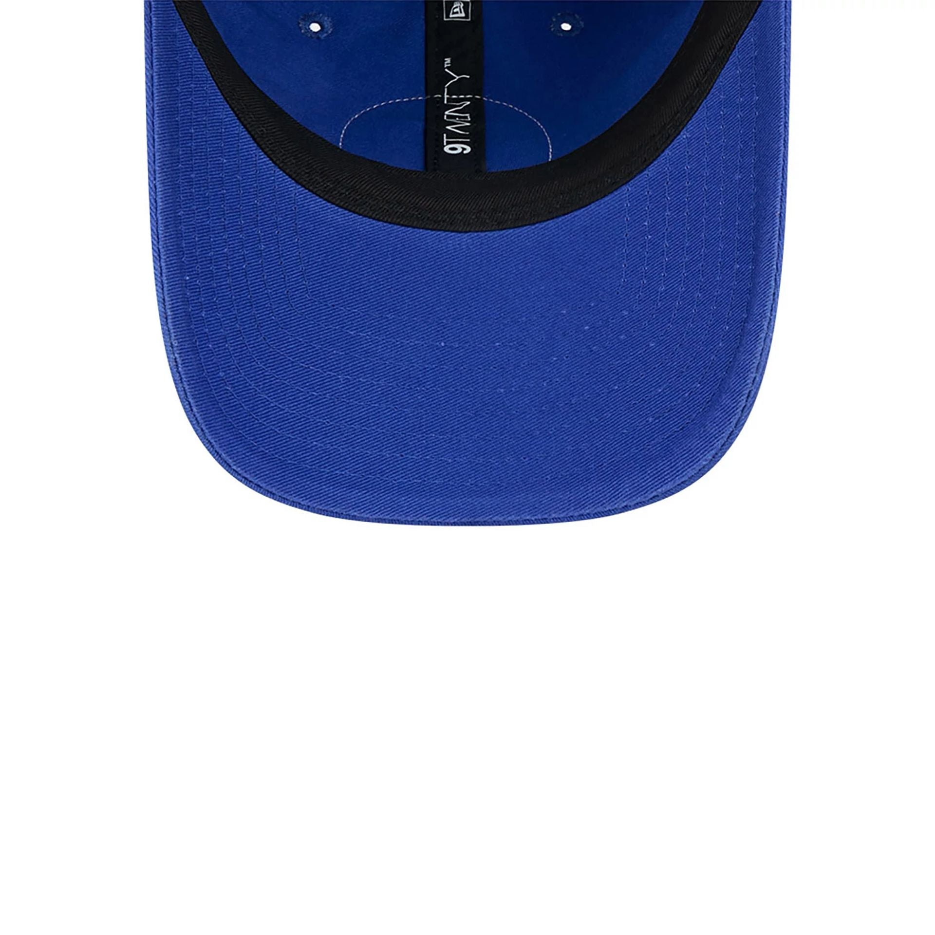 This is a New York Giants NFL Sideline 2024 Blue 9TWENTY Adjustable Cap 4