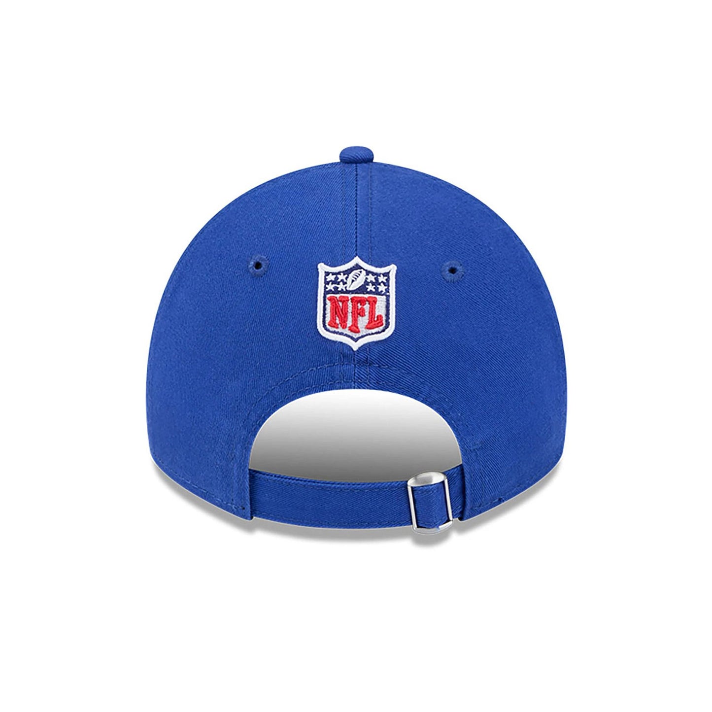 This is a New York Giants NFL Sideline 2024 Blue 9TWENTY Adjustable Cap 5