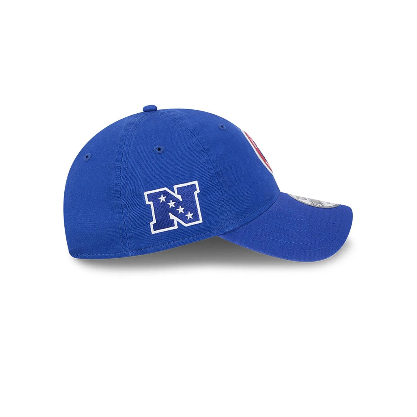 This is a New York Giants NFL Sideline 2024 Blue 9TWENTY Adjustable Cap 6