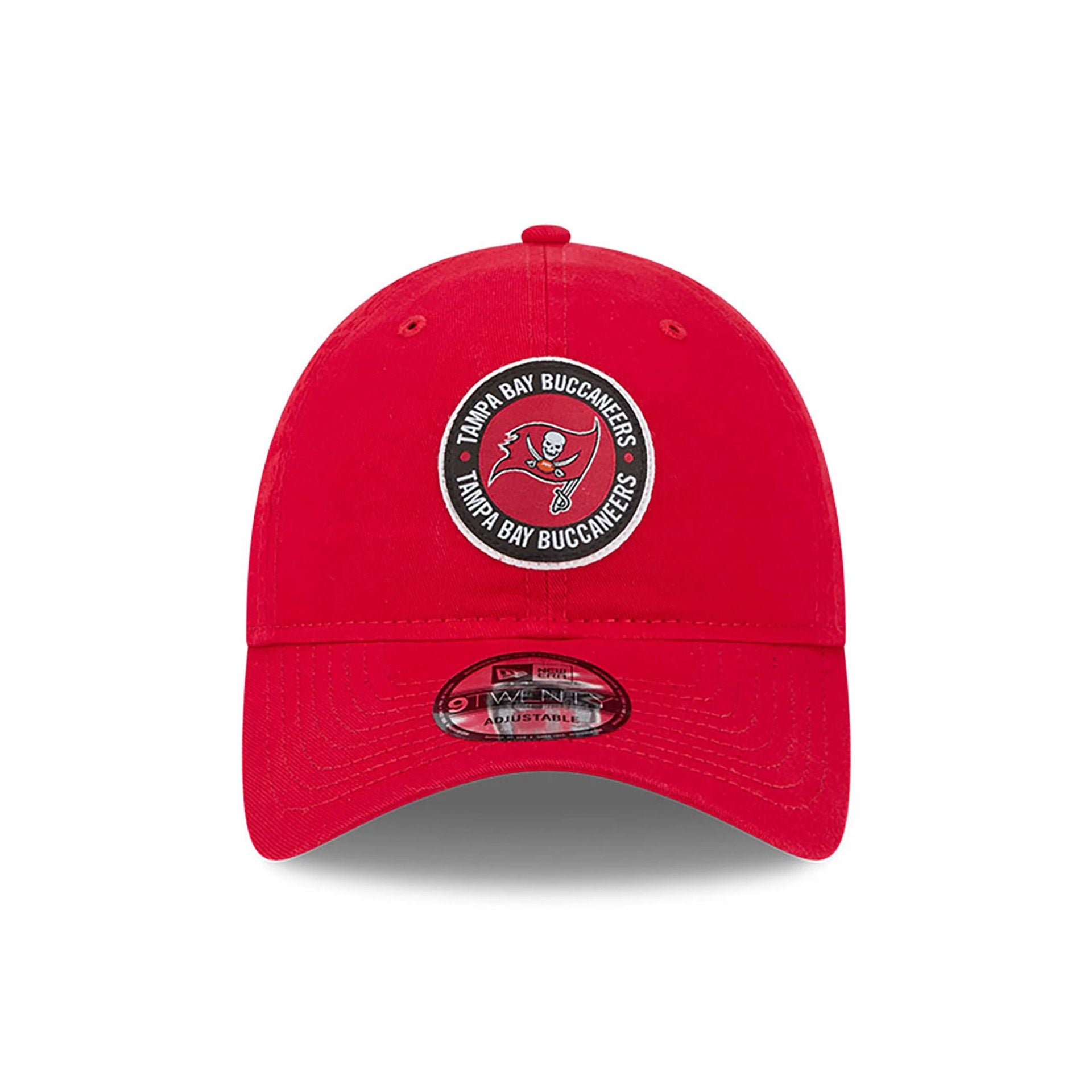 This is a Tampa Bay Buccaneers NFL Sideline 2024 Red 9TWENTY Adjustable Cap 2