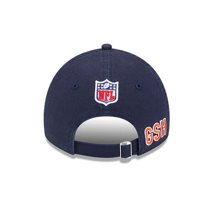 This is a Chicago Bears NFL Sideline 2024 Navy 9TWENTY Adjustable Cap 5