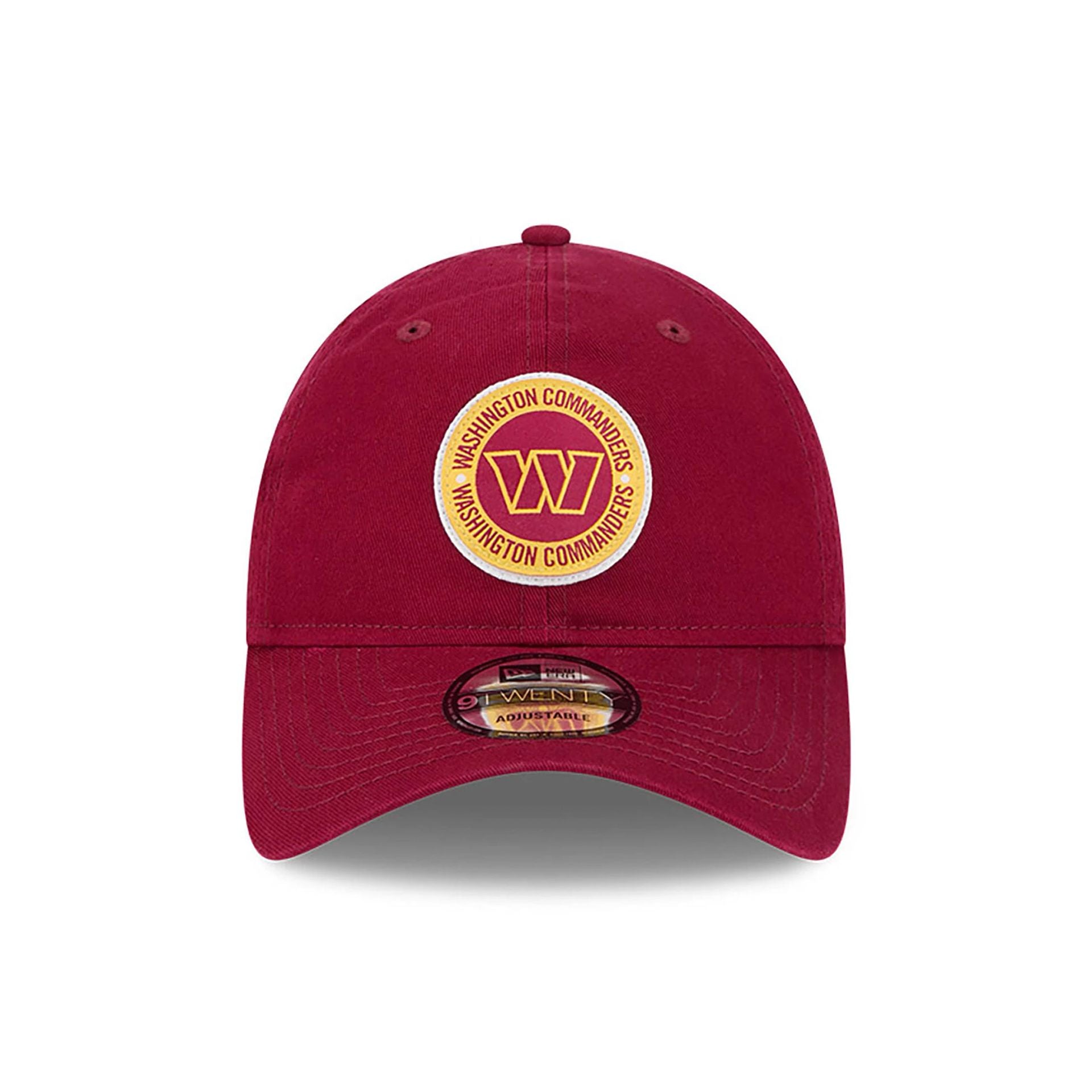 This is a Washington Commanders NFL Sideline 2024 Dark Red 9TWENTY Adjustable Cap 2