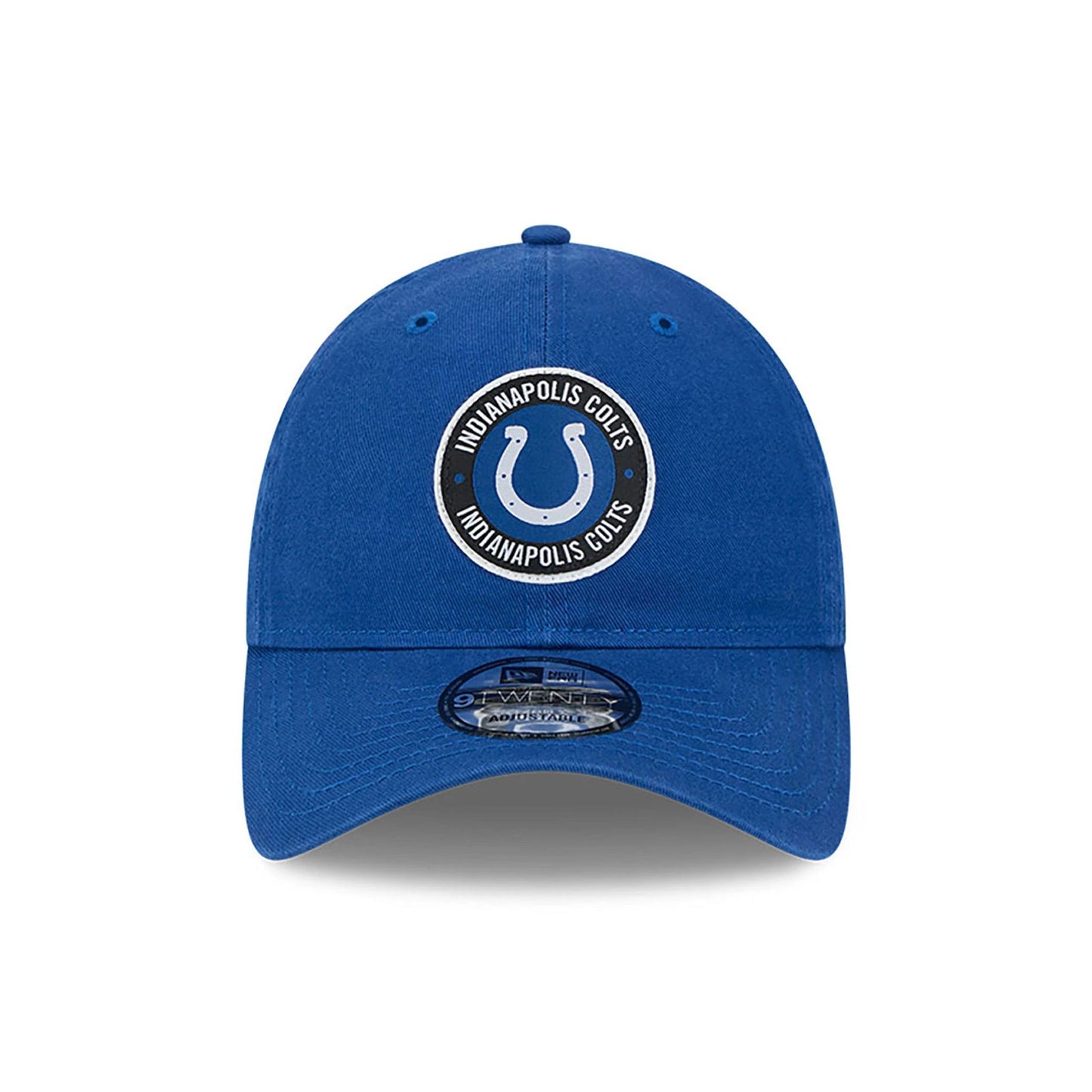 This is a Indianapolis Colts NFL Sideline 2024 Blue 9TWENTY Adjustable Cap 2