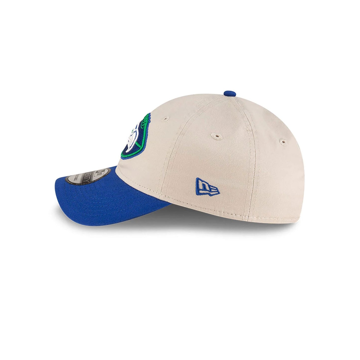 This is a Seattle Seahawks NFL Sideline 2024 Historic Beige 9TWENTY Adjustable Cap 7