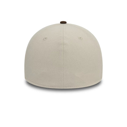 This is a LA Dodgers Neutral World Series Light Beige 39THIRTY Stretch Fit Cap 4