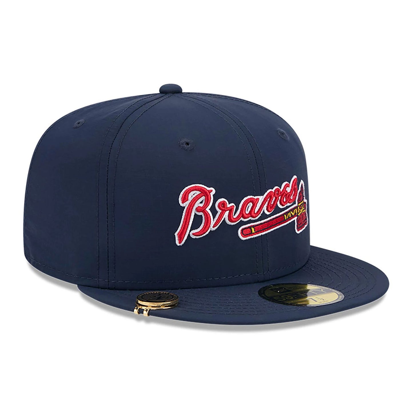 This is a Atlanta Braves Fairway Navy 59FIFTY Fitted Cap 4