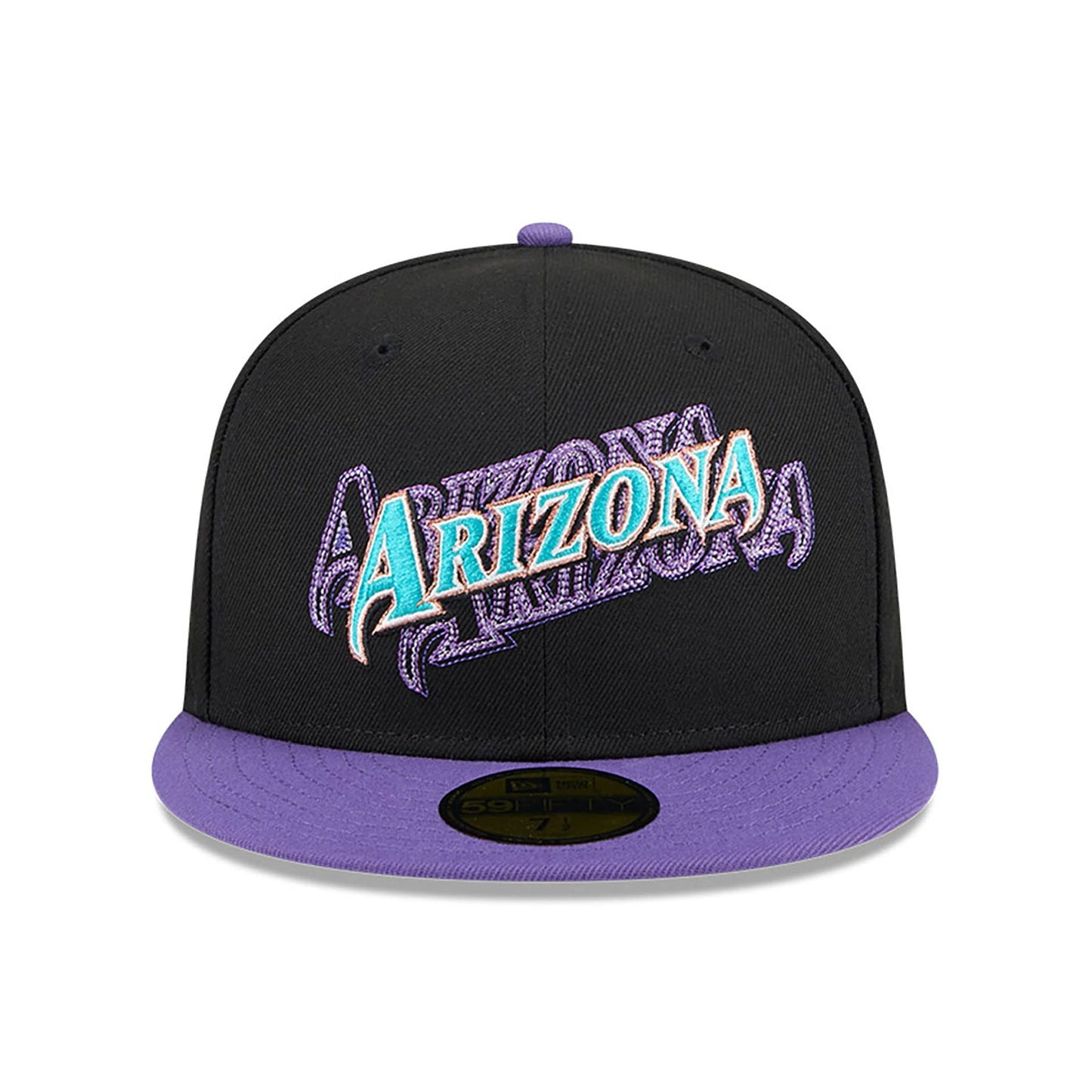 This is a Arizona Diamondbacks Shadow Stitch Black 59FIFTY Fitted Cap 5