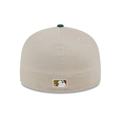 This is a Oakland Athletics Tree Bark Fill Grey 59FIFTY Fitted Cap 5