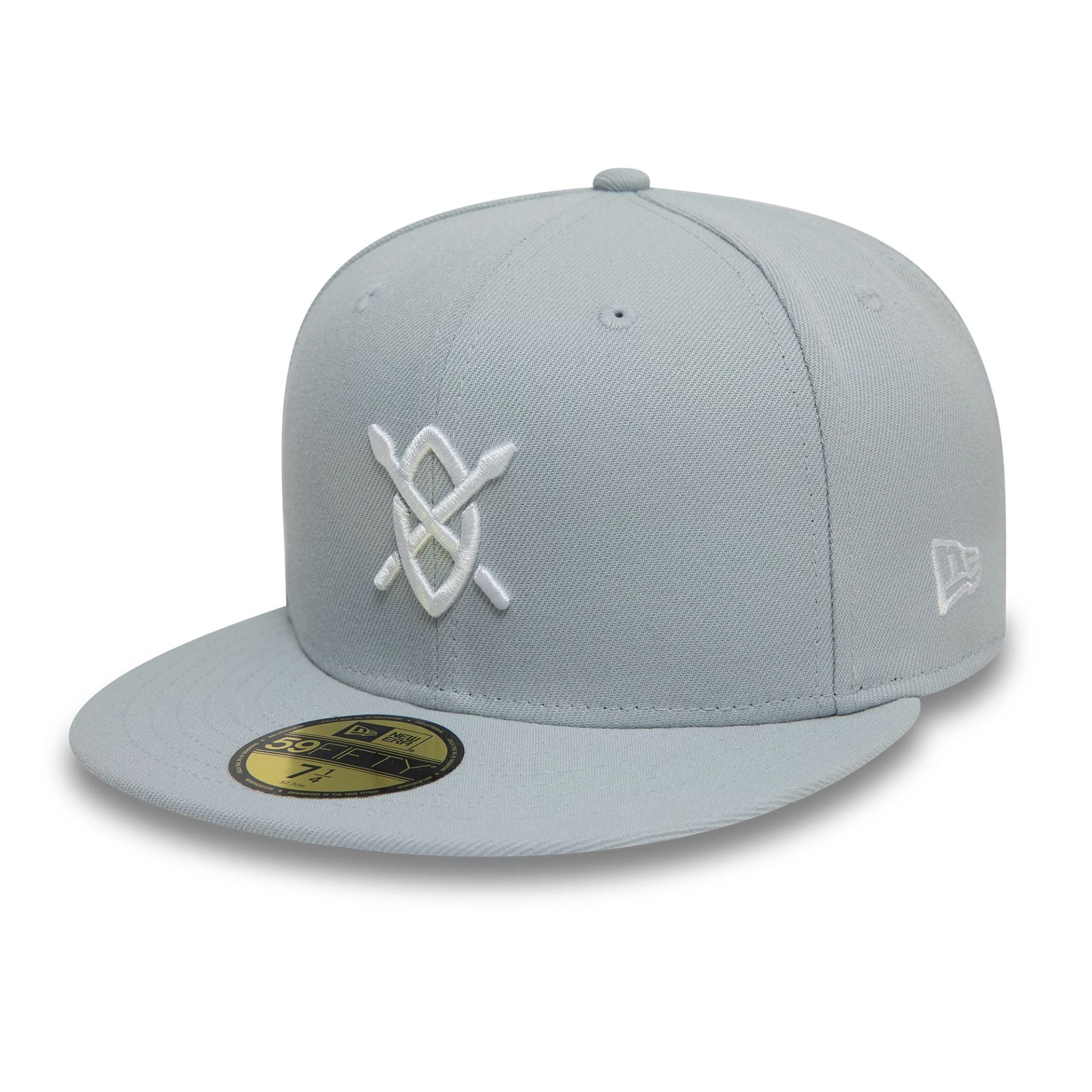 This is a New Era Daily Paper Grey 59FIFTY Fitted Cap 1