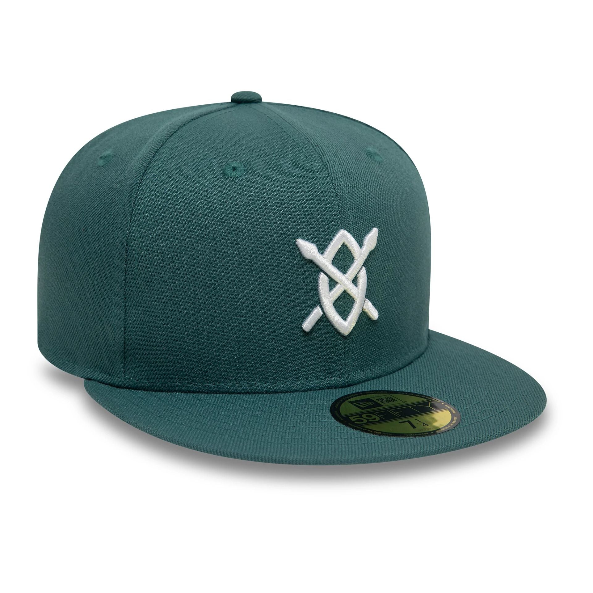 This is a New Era Daily Paper Dark Green 59FIFTY Fitted Cap 3