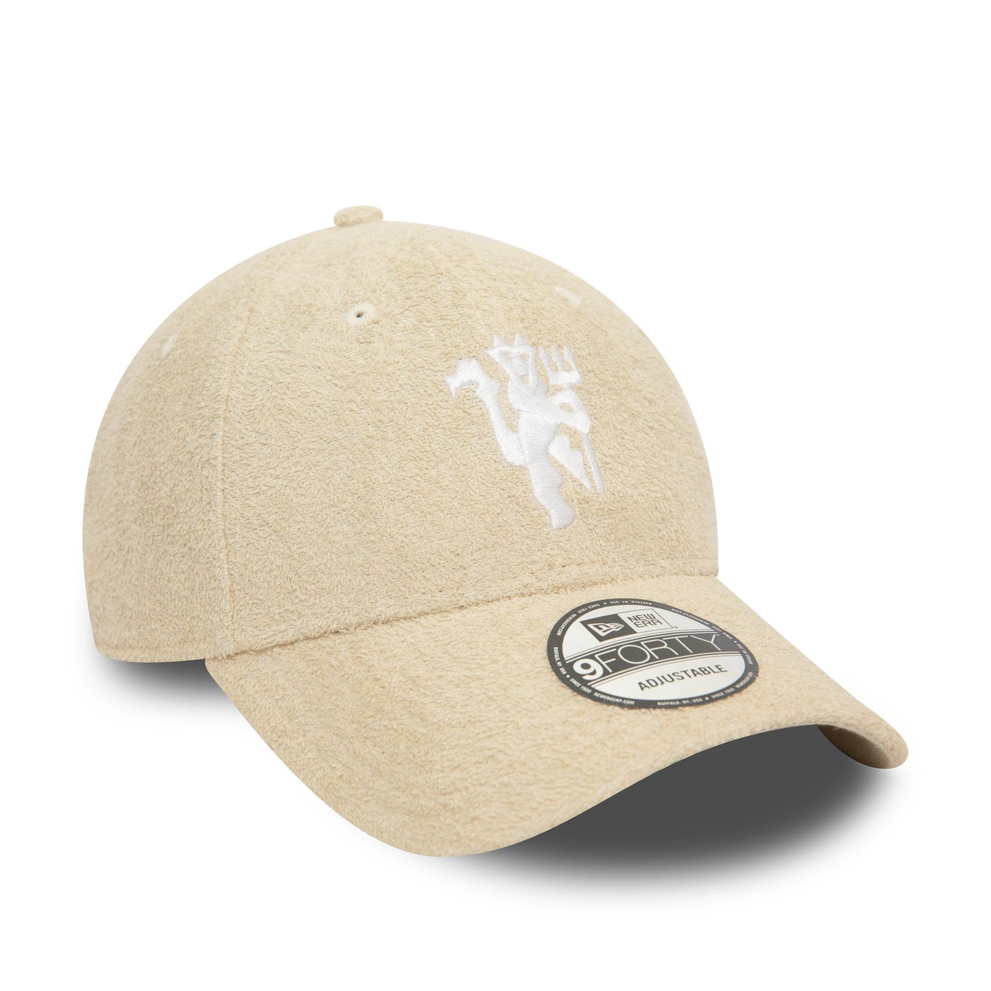 This is a Manchester United FC Terry Light Beige 9FORTY Adjustable Cap 3