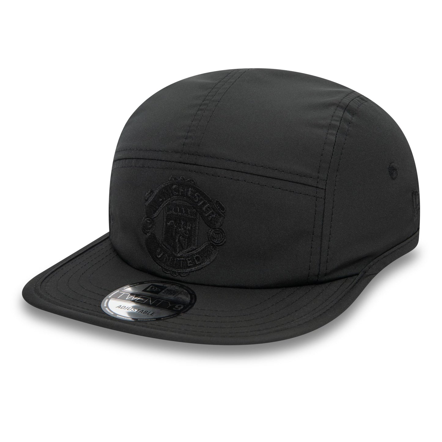 This is a Manchester United FC Featherweight Poly Black TWENTY9 Adjustable Cap 1