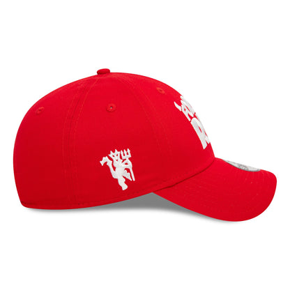 This is a Manchester United FC Youth Forever Red 9FORTY Adjustable Cap 6