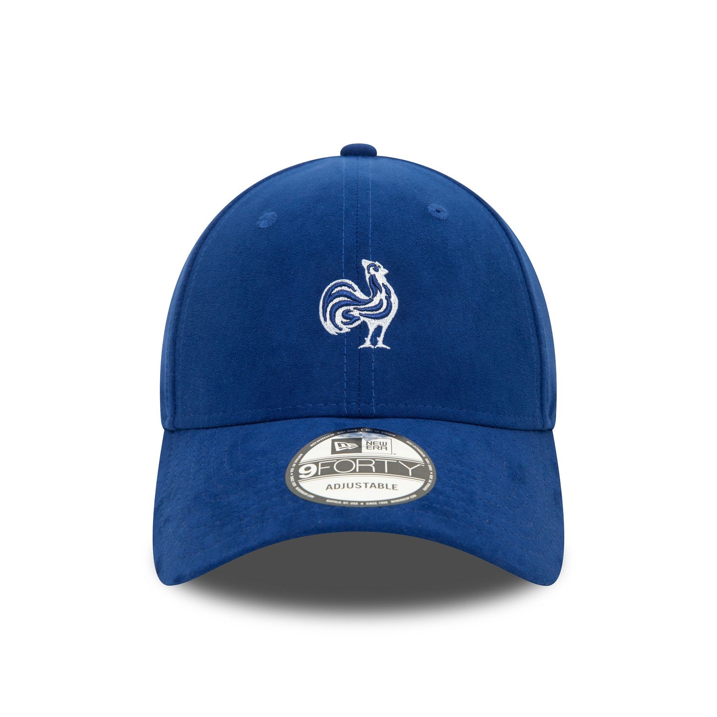 This is a French Federation Of Rugby Faux Suede Dark Blue 9FORTY Adjustable Cap 2