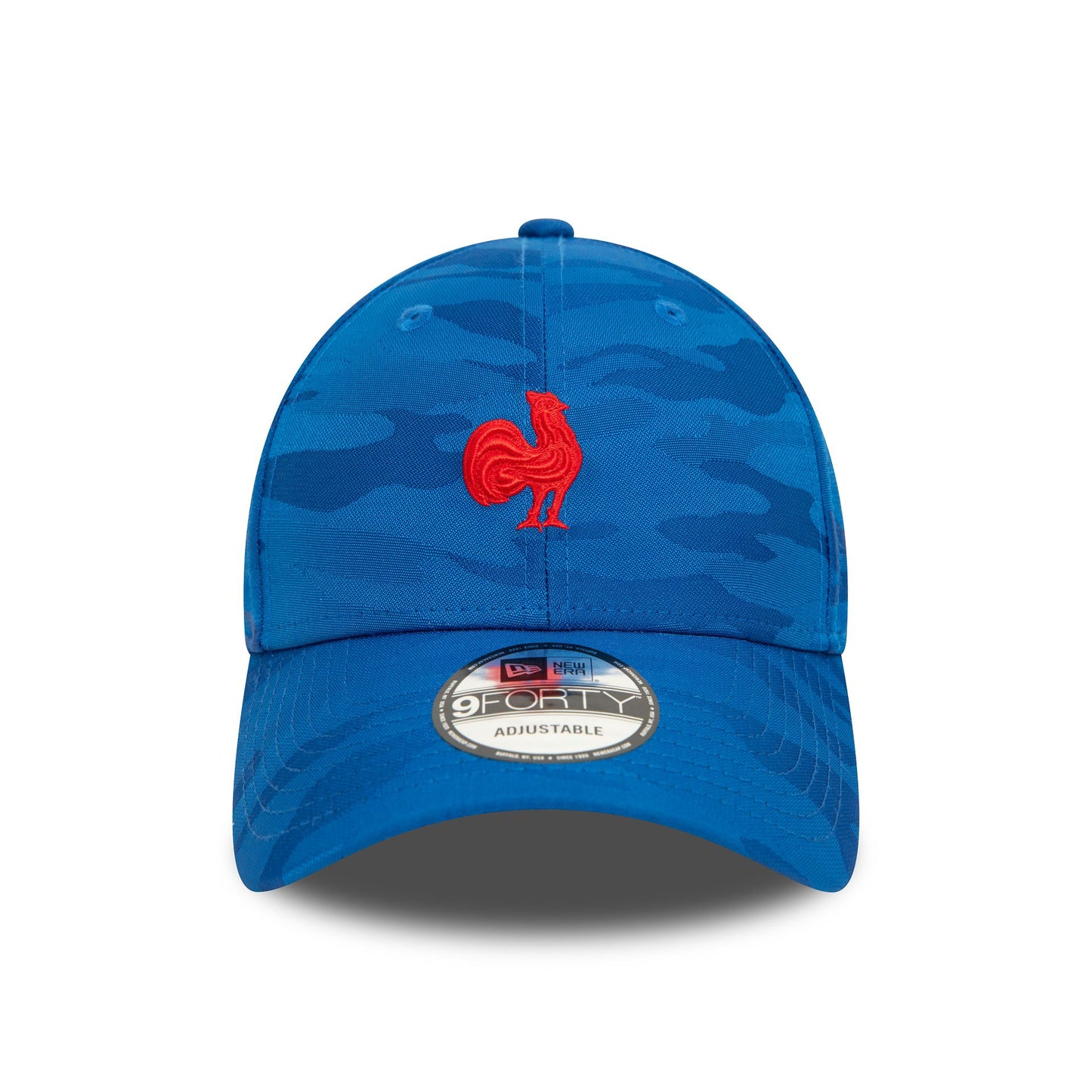 This is a French Federation Of Rugby Tonal Camo Blue 9FORTY Adjustable Cap 2