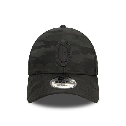 This is a AC Milan Tonal Camo Black 9FORTY Adjustable Cap 2