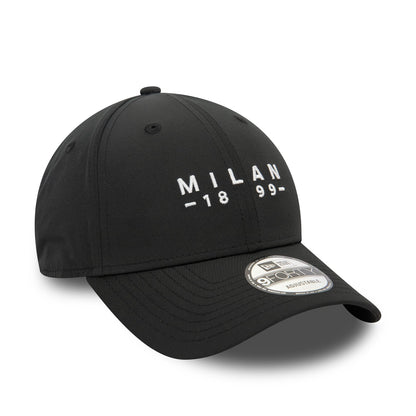 This is a AC Milan Established Wordmark Black 9FORTY Adjustable Cap 1