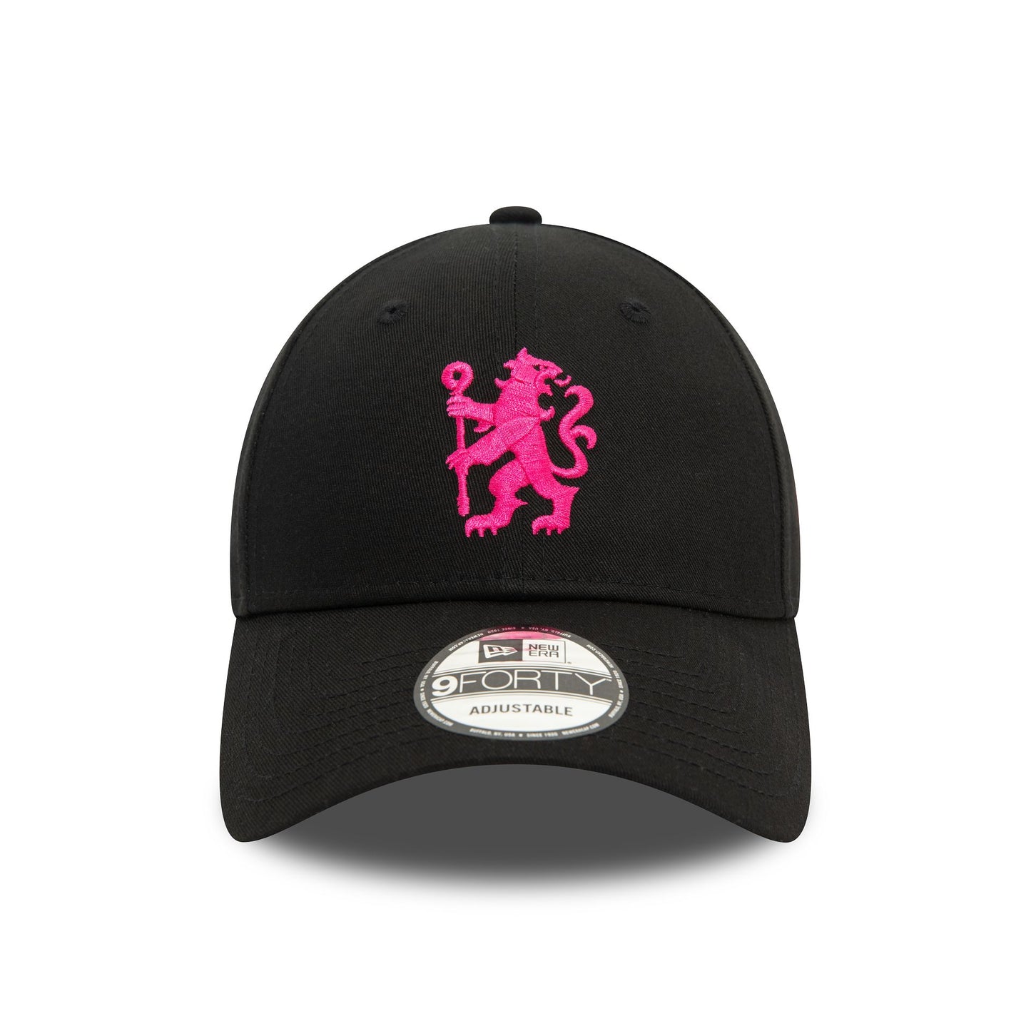 This is a Chelsea FC Lion Crest Seasonal Black 9FORTY Adjustable Cap 3