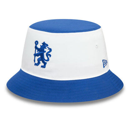 This is a Chelsea FC Lion Crest Colour Block Blue Bucket Hat 4