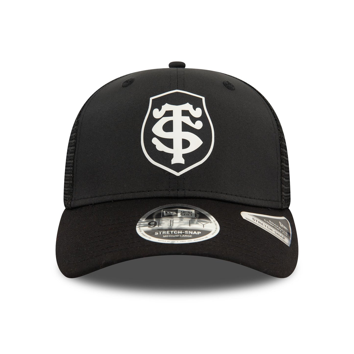 This is a Stade Toulousain Fourth Black 9FIFTY Stretch Snap Cap 2