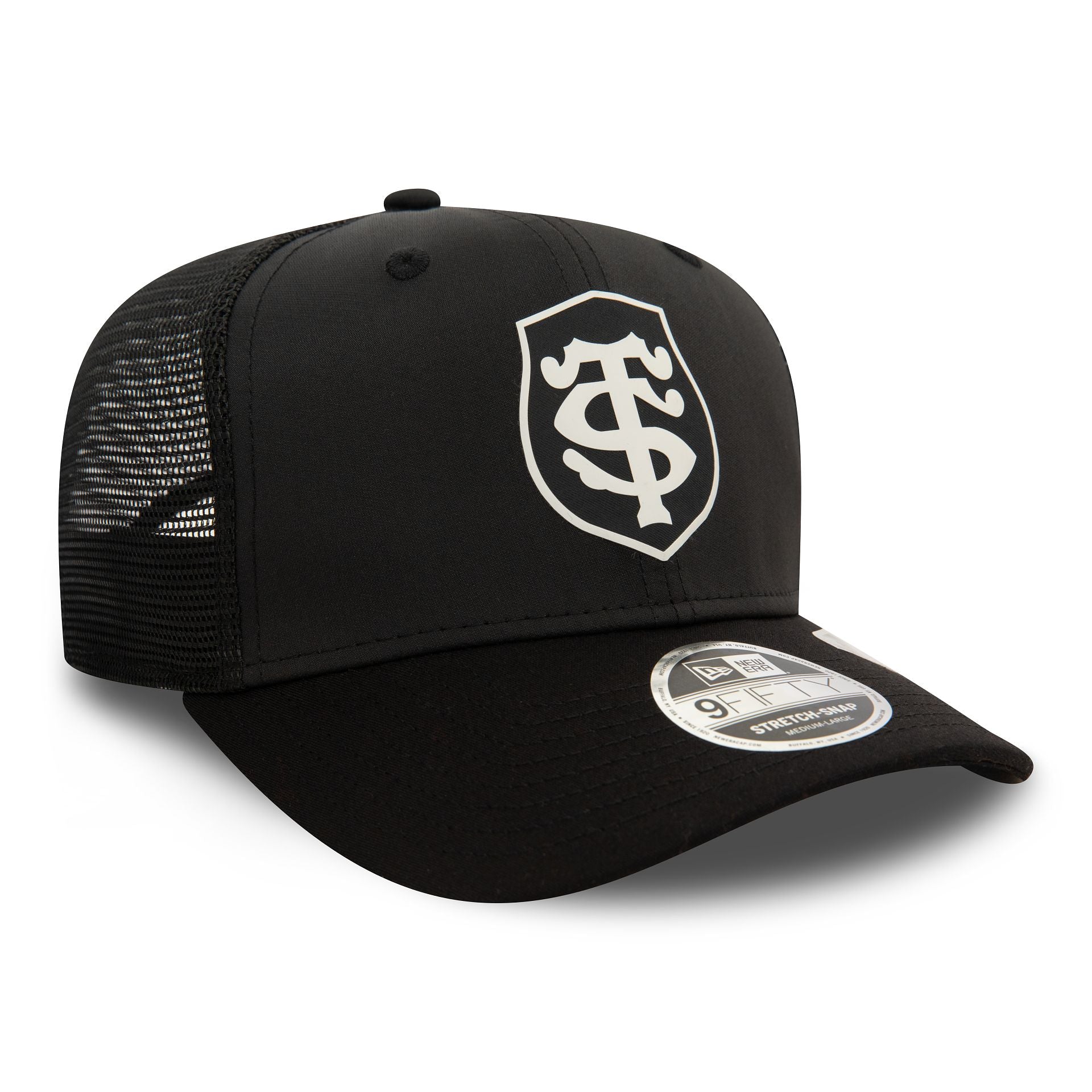 This is a Stade Toulousain Fourth Black 9FIFTY Stretch Snap Cap 1