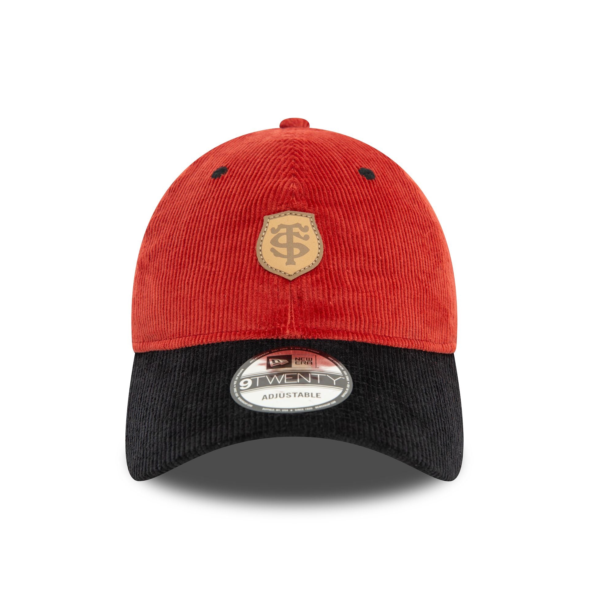 This is a Stade Toulousain Micro Cord Dark Red 9TWENTY Adjustable Cap 2