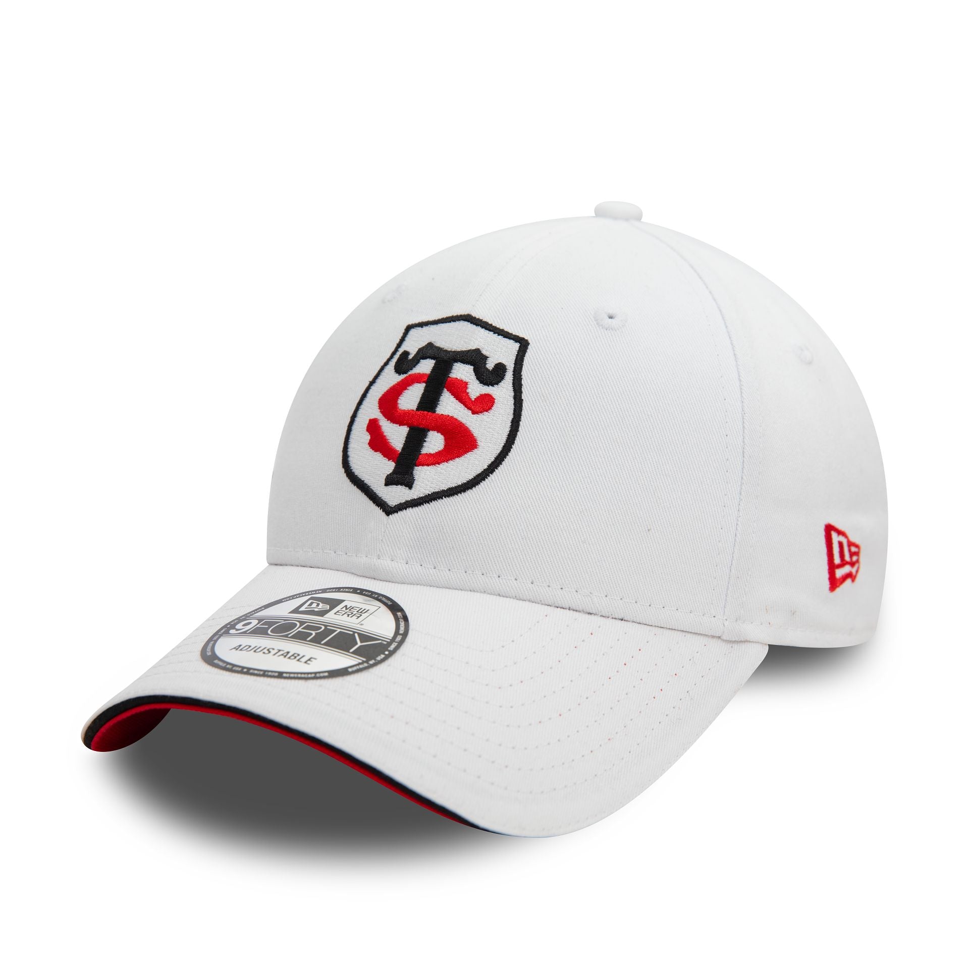 This is a Stade Toulousain Away White 9FORTY Adjustable Cap 5