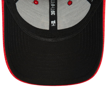 This is a Stade Toulousain Shadow Tech Red 39THIRTY Stretch Fit Cap 5