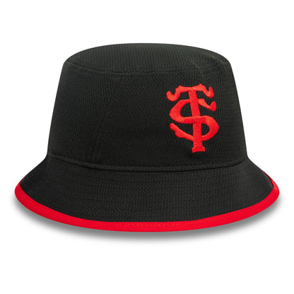 This is a Stade Toulousain Training Black Bucket Hat 3