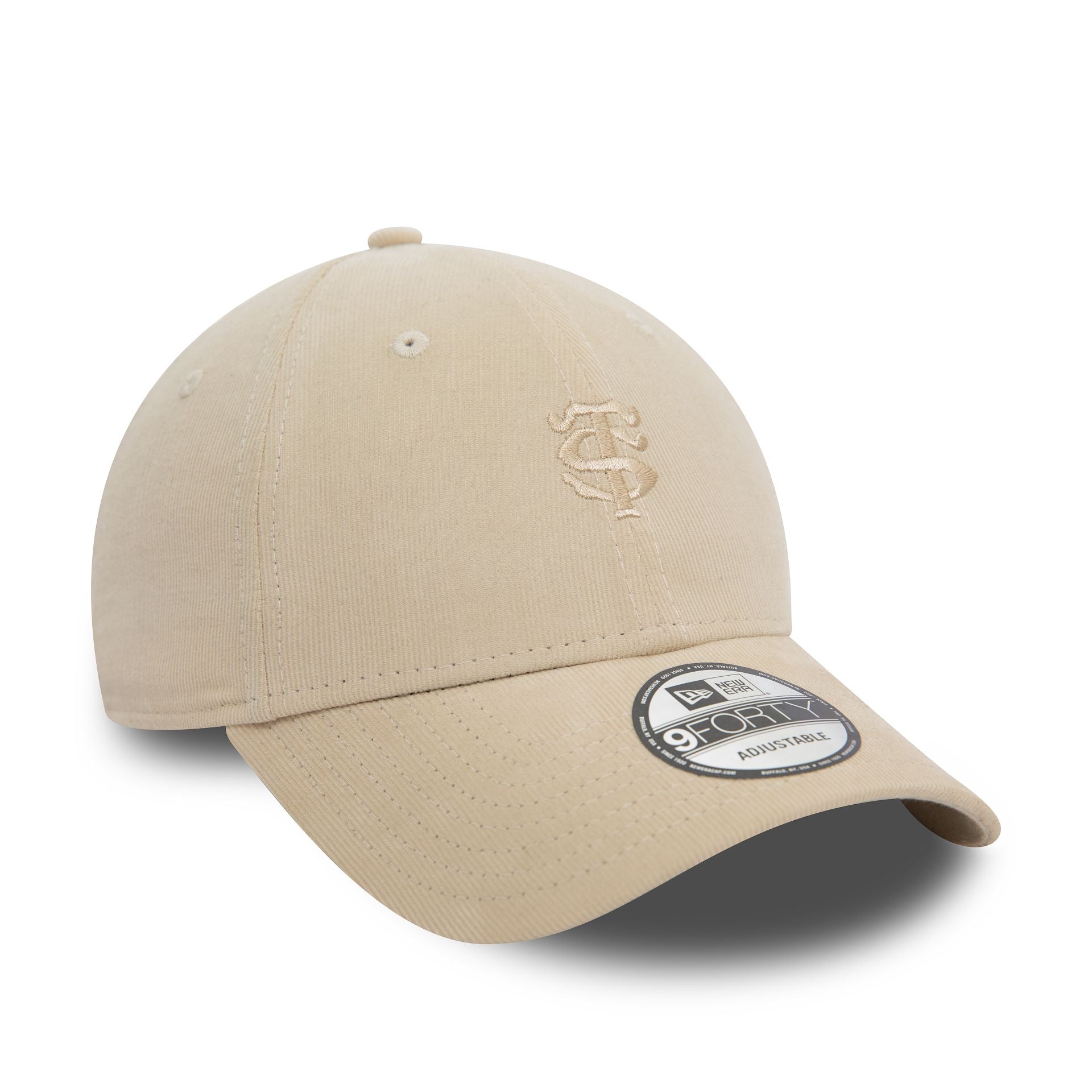 This is a Stade Toulousain Baby Cord Light Beige 9FORTY Adjustable Cap 1