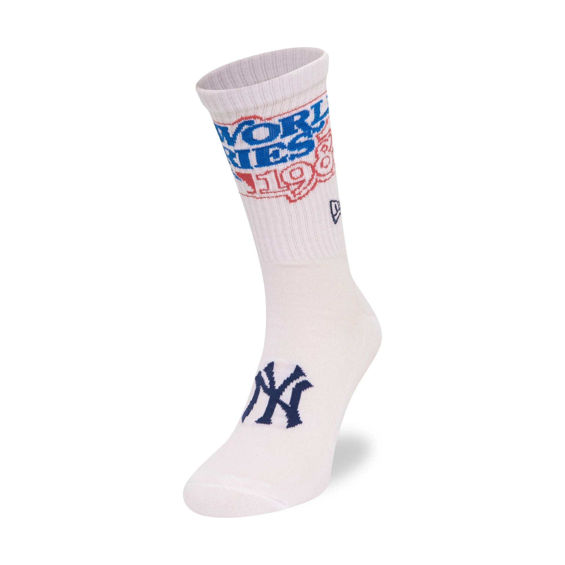 This is a New York Yankees World Series White Crew Socks 1