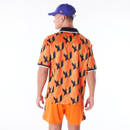 The Male model is wearing Phoenix Suns NBA Soccer Orange T-Shirt 4