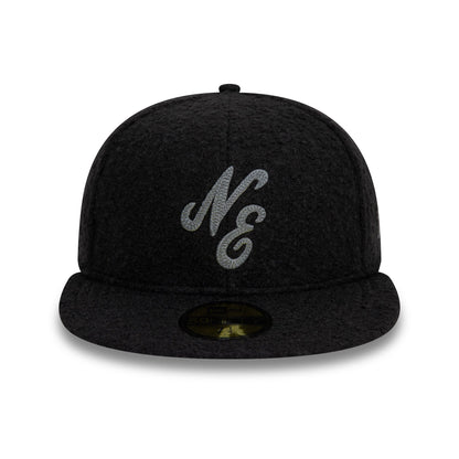 This is a New Era x Moon Wool Black 59FIFTY Fitted Cap 4