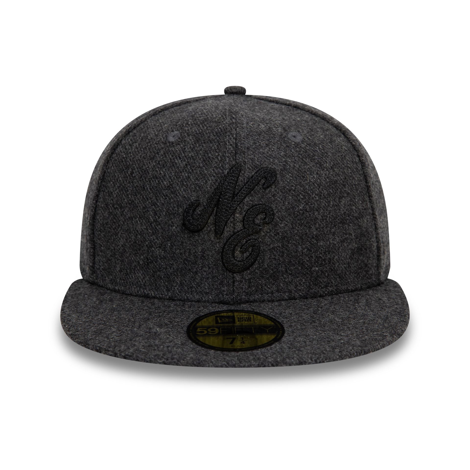 This is a New Era x Moon Wool Grey 59FIFTY Fitted Cap 4