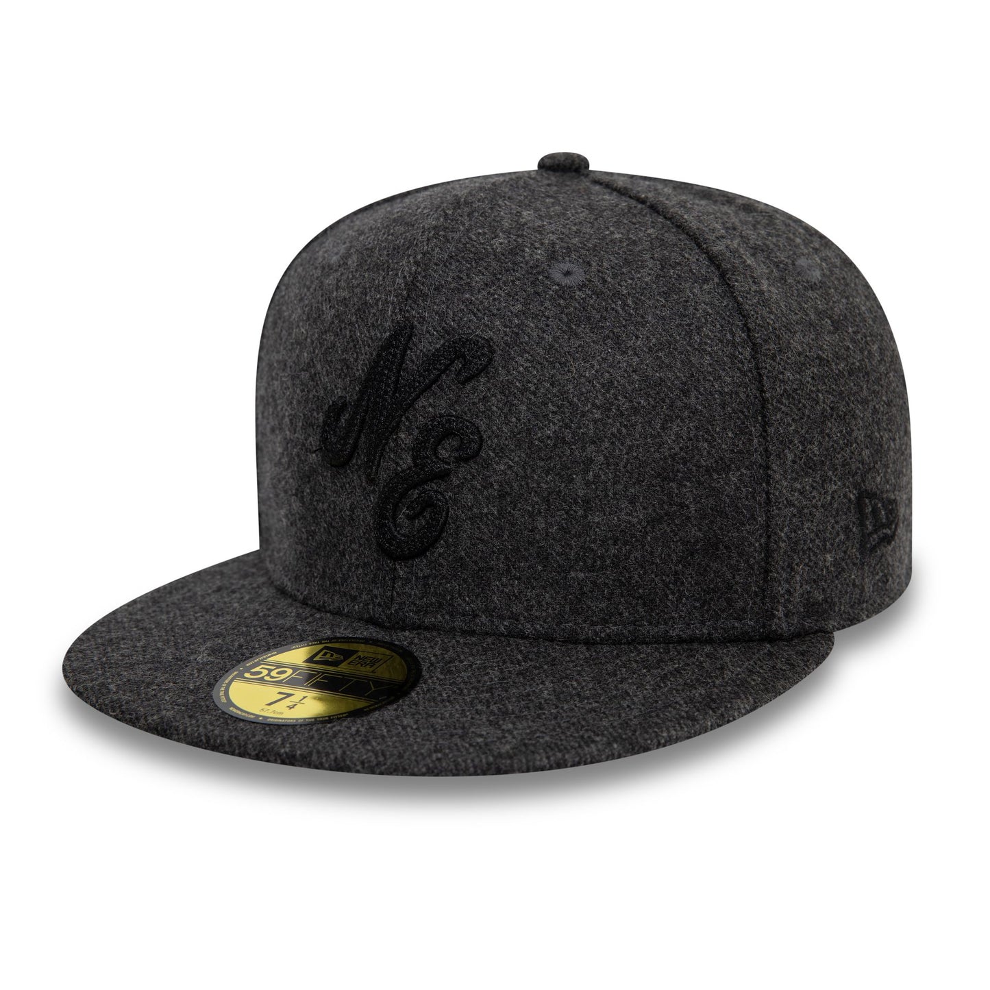 This is a New Era x Moon Wool Grey 59FIFTY Fitted Cap 1