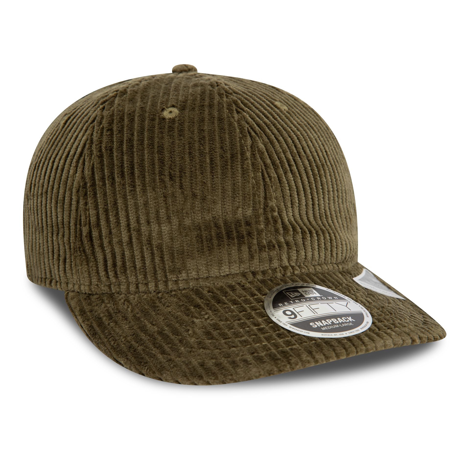 This is a New Era Cord Khaki 9FIFTY Retro Crown Cap 3