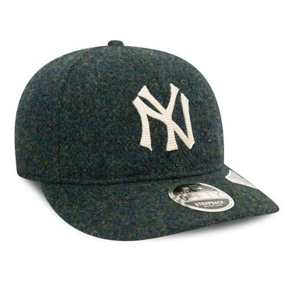 This is a New York Yankees MLB Harris Tweed Navy Retro Crown 9FIFTY Cap 3